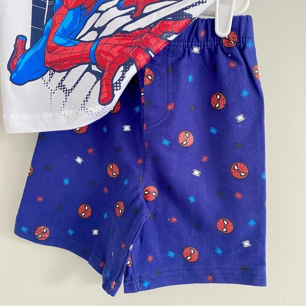 Marvel Spider-Man Kids Set - White and Navy
